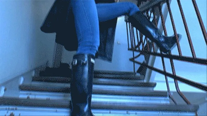 Squeaking Hunter Wellies POV