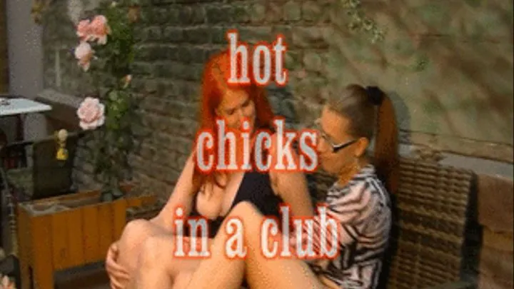 hot chicks in a club