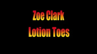 Zoe Clark Foot Fetish Lotion Toes