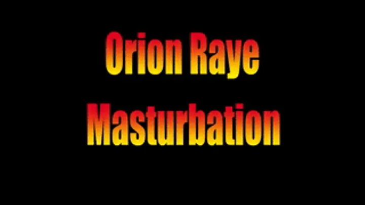 Orion Raye Sweet Foot Fetish Masturbation