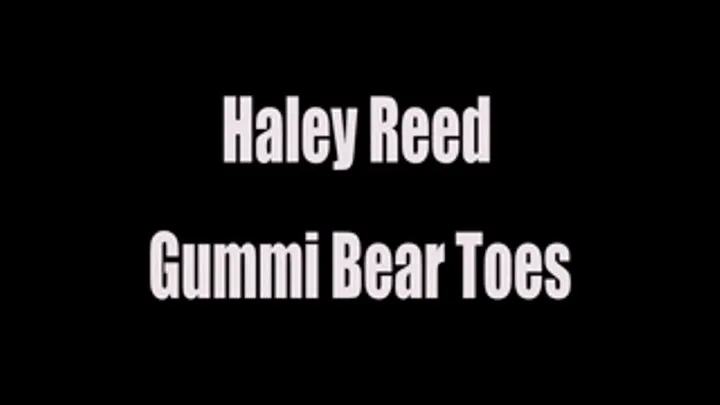 Haley Reed Foot Fetish Gummy bears