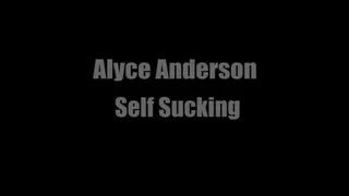 Alyce Anderson Self Sucking her fabulous toes