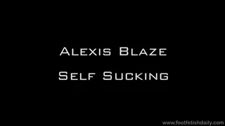 Alexis Blaze Self-Sucking