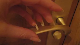 Scratching the door