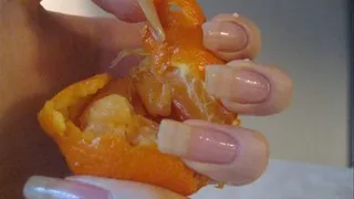 Orange + Strong nails