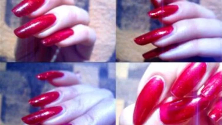 Red Shiny NAILS