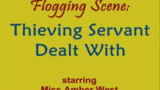Flogging Scene: Thieving Servant Dealt With