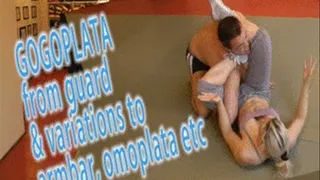 Gogoplata (shinchoke) & variations to armbar, omoplata etc - Technique demo by Yvonne