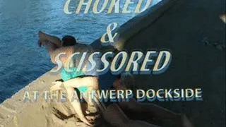 Choked & Scissored at the Antwerp dockside