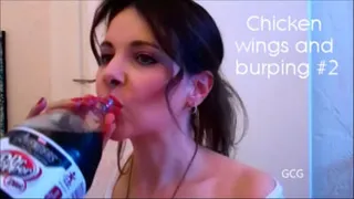 Chicken wings and burping