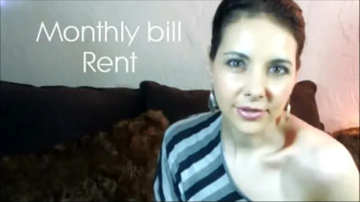 Monthly bill - Rent