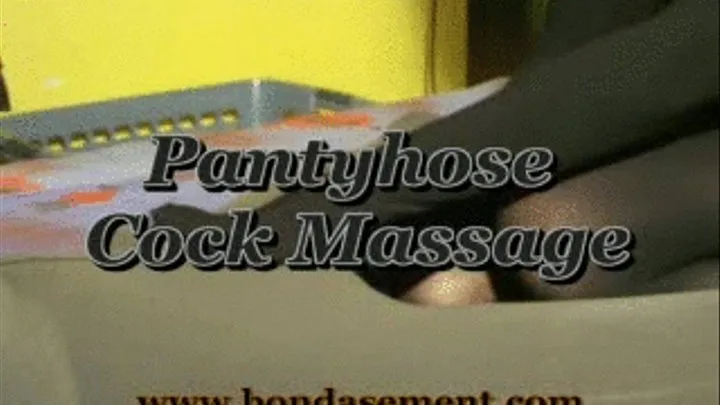 Pantyhose Cock Massage