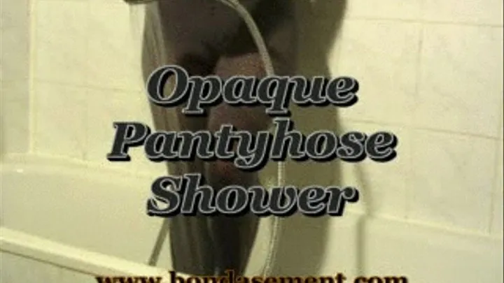 Opaque Pantyhose Shower