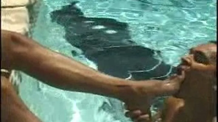 Swimming Pool Foot Worship