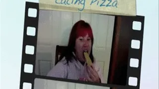 Eating Pizza