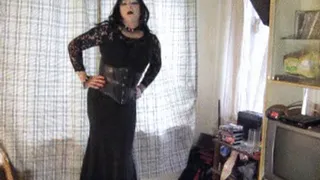 Goth Shemale Smoking JOI CEI