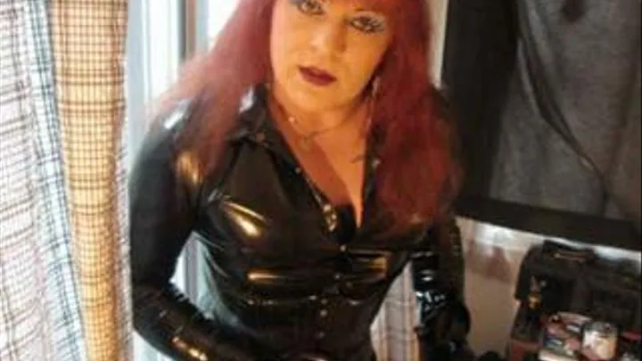 Fetish Transsexual Dominatrix Smoking Humiliation & Masturbation Instruction