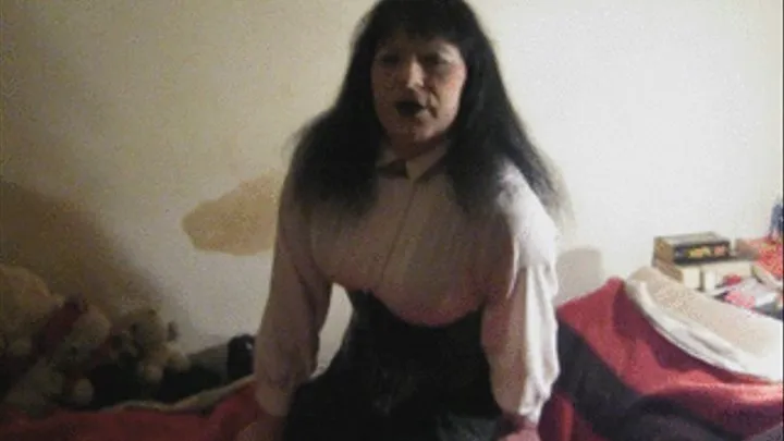 Goth Tranny Stroking Encouragement