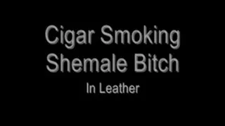 Cigar Smoking Shemale Bitch