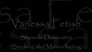 Shemale Dominatrix Smoking n Stroking