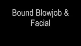 Bound Blowjob & Facial