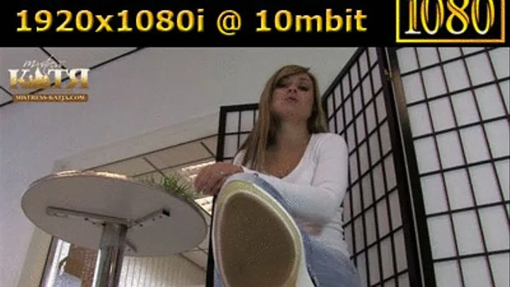 15-006 - Lick my feet, slave boy! (WMV - High Definition)