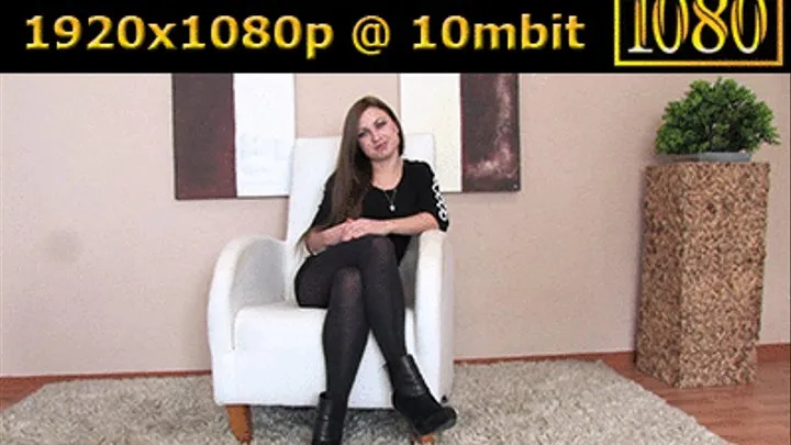 21-008 - Come and lick my boots with your tongue, slave! (WMV - High Definition)