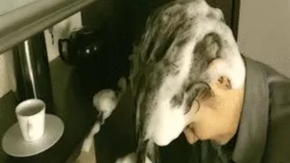 A Lot Of Foam On Long Hair