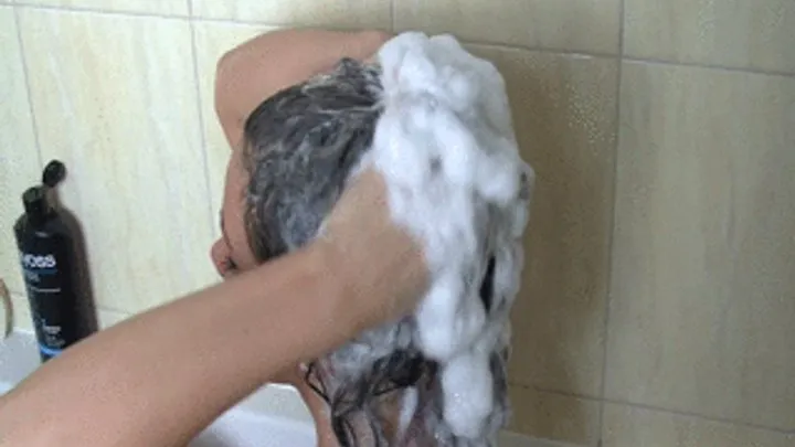 hair - ls - SYLWIA WILL WASH HER HAIR FOR YOU