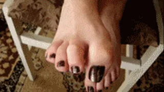 ff toenail polish gold brown
