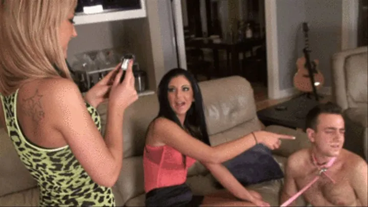 Christina and Victoria - Make a spitting blackmail video