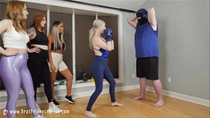 Ava Kayla Riley and Scarlet - Boxing Beat Down