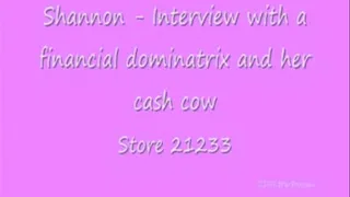 Shannon - Interview with a financial dominatrix and her cash cow