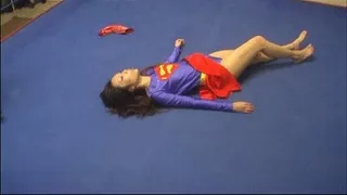 Asian Super girl vs Blue Anaconda