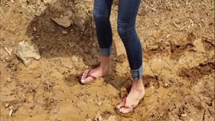 Mandy Stuck in Mud (Part 2 - Deep Mud)