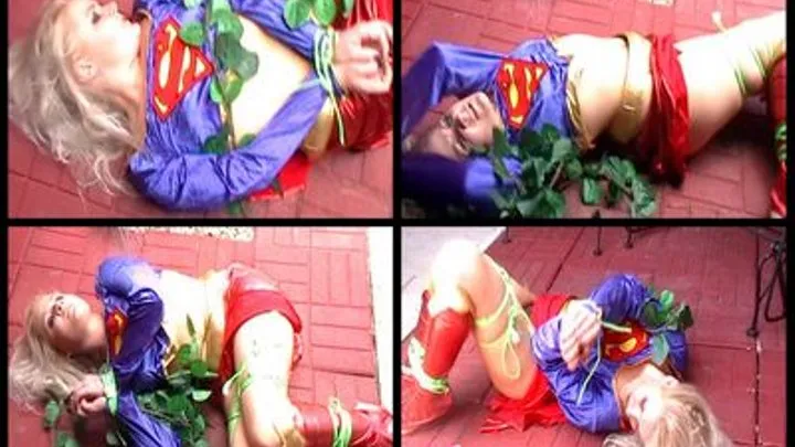 SUPERHEROINE 10--Supergirl At The Mercy Of The Vines--Part 2