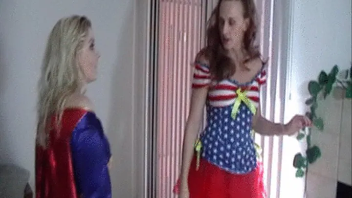 SuperHeroines 7.Part 1 Bow Down to Liberty.Supergirl..Episode 2 LAdy Liberty Vs Osama Bin Cocken