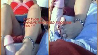 FOOTJOB5---RAVENS RED TOED FOOTJOB--PART 1