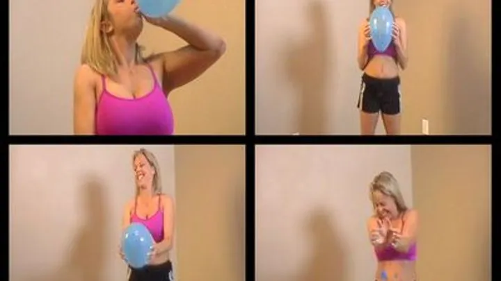 Balloon Popping 3 Amber Lynn Bach Wants One Last Good Pop..PART 1 Small