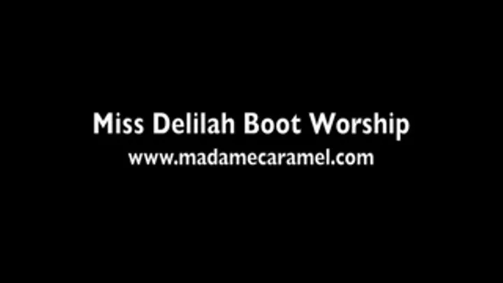 Miss Delilah Boot Worship