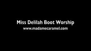 Miss Delilah Boot Worship