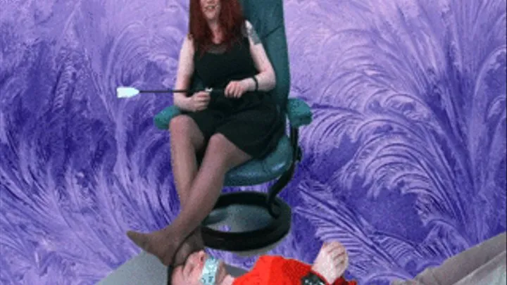 Foot Dominating Red Head