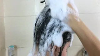 Black Eyes White Foam In Bathtub