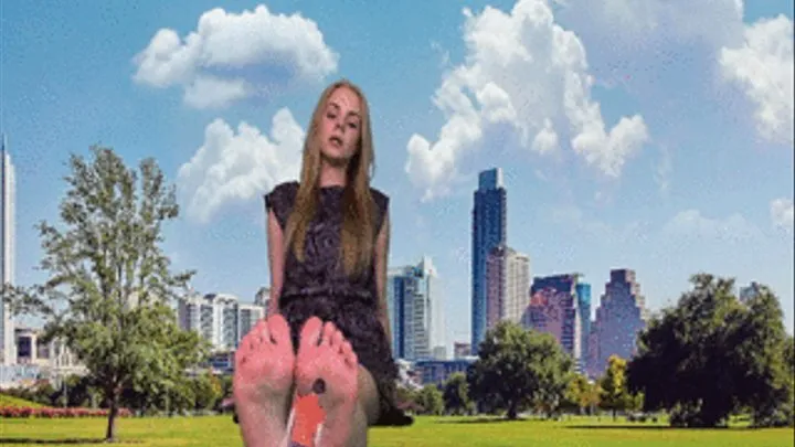 Giantess Clean Worship And Splash - Near City