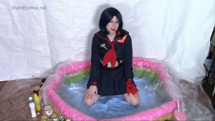 Ryuko Cosplay: Totally Trashed With Food