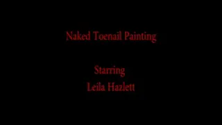 Naked Toenail Painting