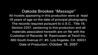 Dakoda Brookes Massage with Sal Full
