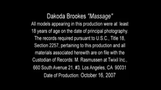 Dakoda Brookes Massage with Sal Part 1
