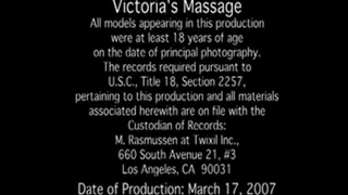 Victoria B Massage with Alex Venice Part 1