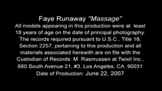 Faye Runaway Anal Massage Full